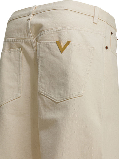 Valentino Straight-leg jeans - White