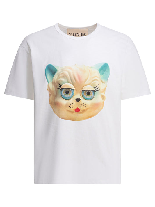 Valentino "Le Chat De La Maison" crew-neck T-shirt - White