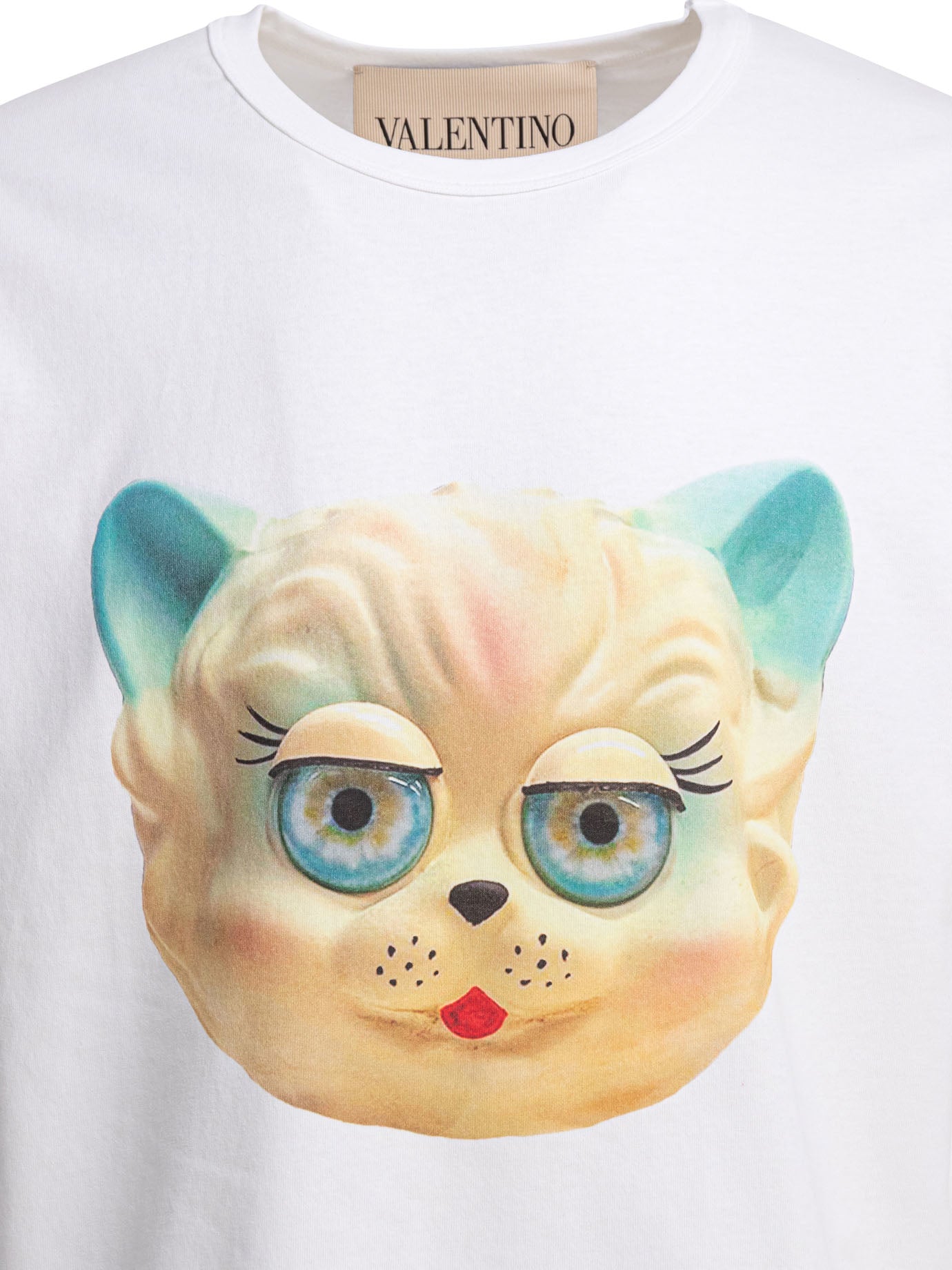Valentino "Le Chat De La Maison" crew-neck T-shirt - White
