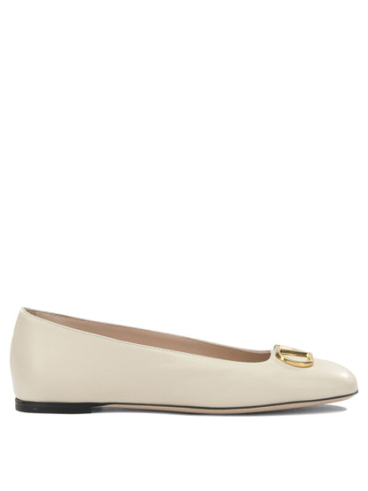 Valentino Garavani "VLogo" Classic ballet flats - White