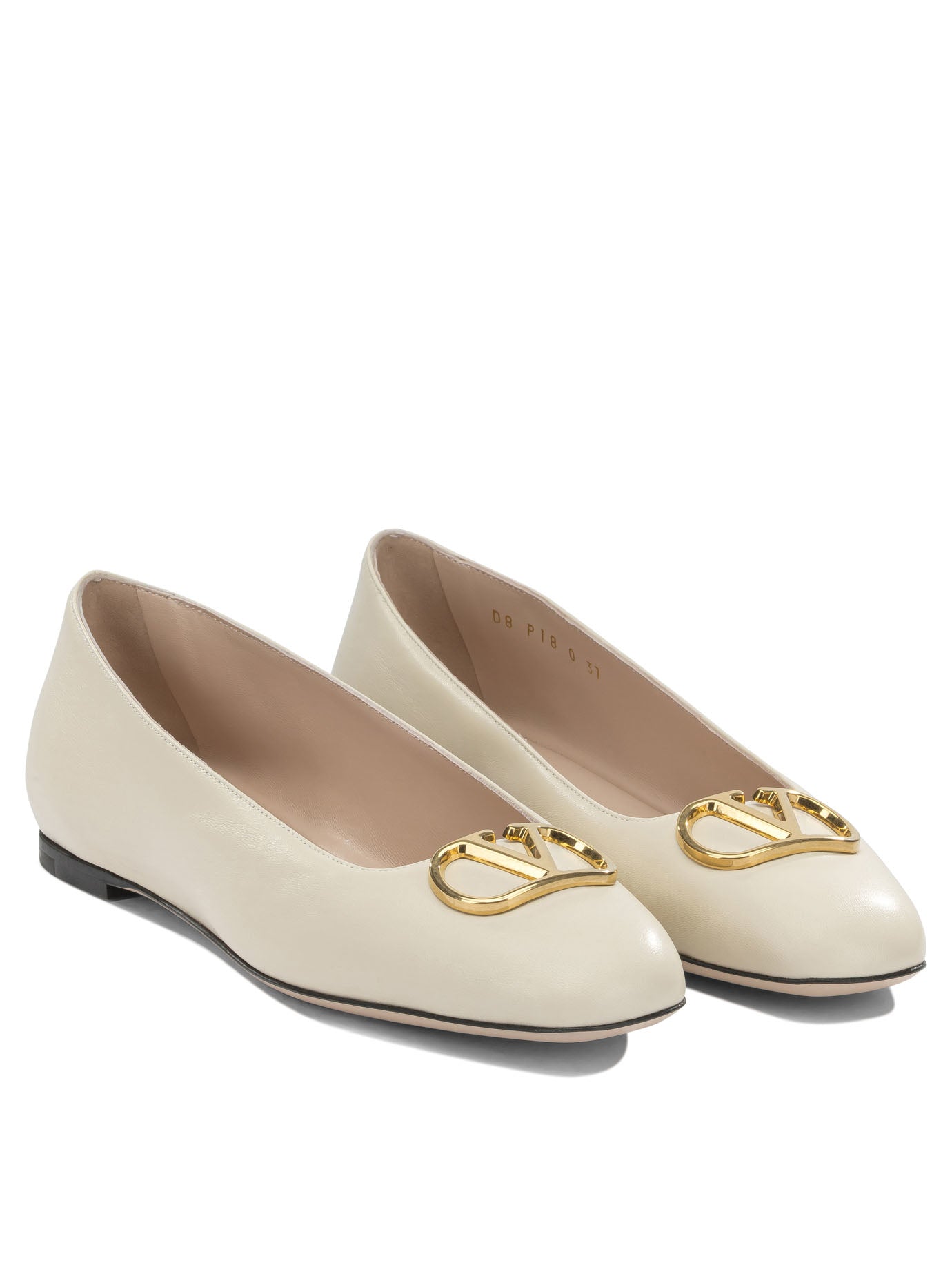 Valentino Garavani "VLogo" Classic ballet flats - White