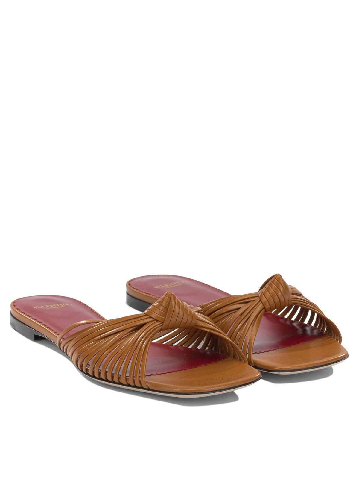 Valentino Garavani "Annet" Slide - Brown