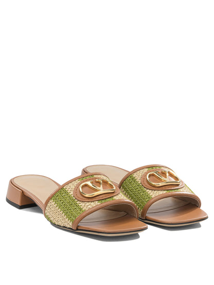 Valentino Garavani Slide VLogo Signature - Beige