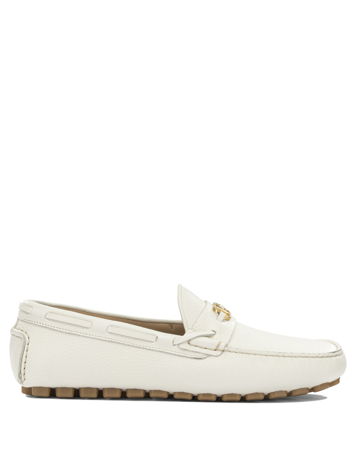 Valentino Garavani "Driver Fastway" Moccasins - White