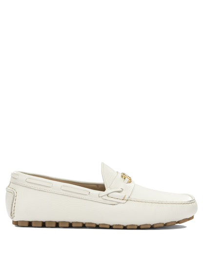 Valentino Garavani "Driver Fastway" Moccasins - White