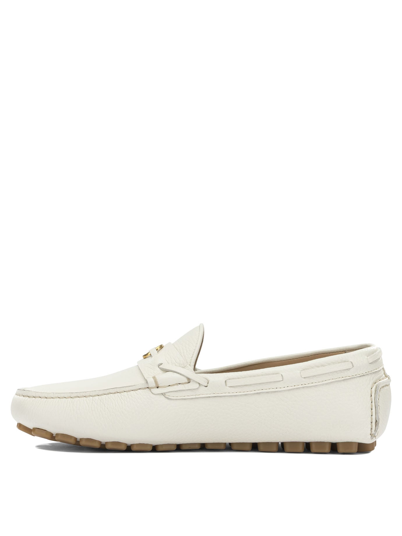 Valentino Garavani "Driver Fastway" Moccasins - White