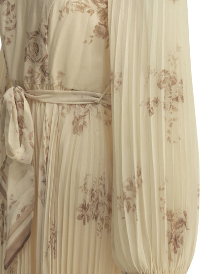 Zimmermann "Sunray" midi dress - Pink