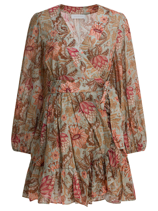 Zimmermann "Daylight" short dress - Green
