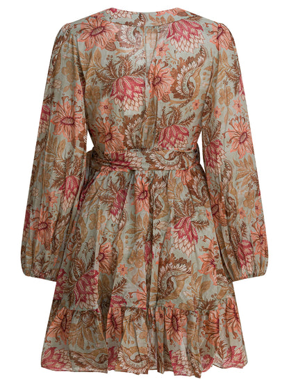 Zimmermann "Daylight" short dress - Green