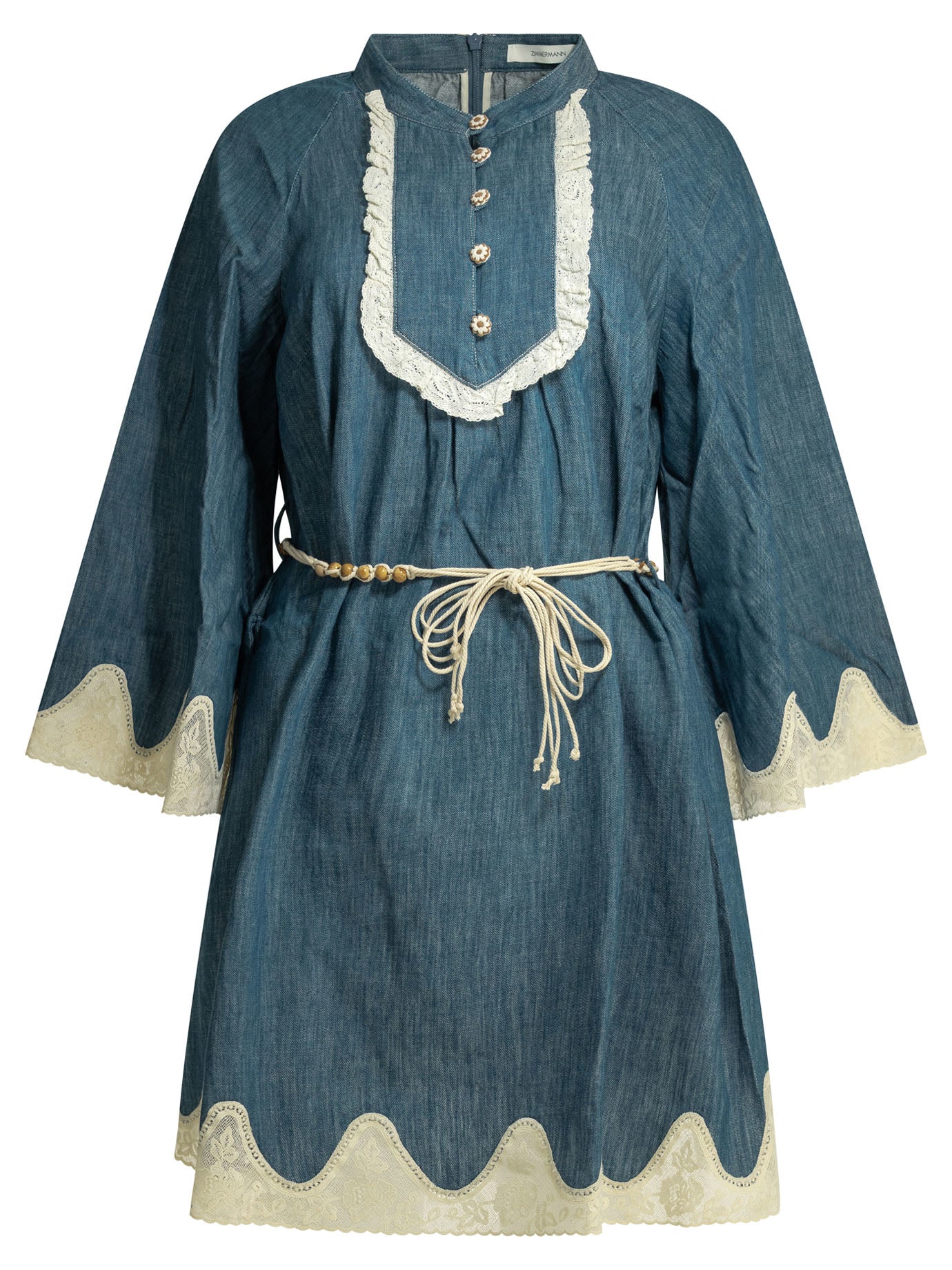 Zimmermann "Awaken" short dress - Blue