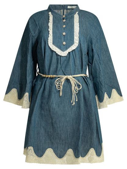 Zimmermann "Awaken" short dress - Blue