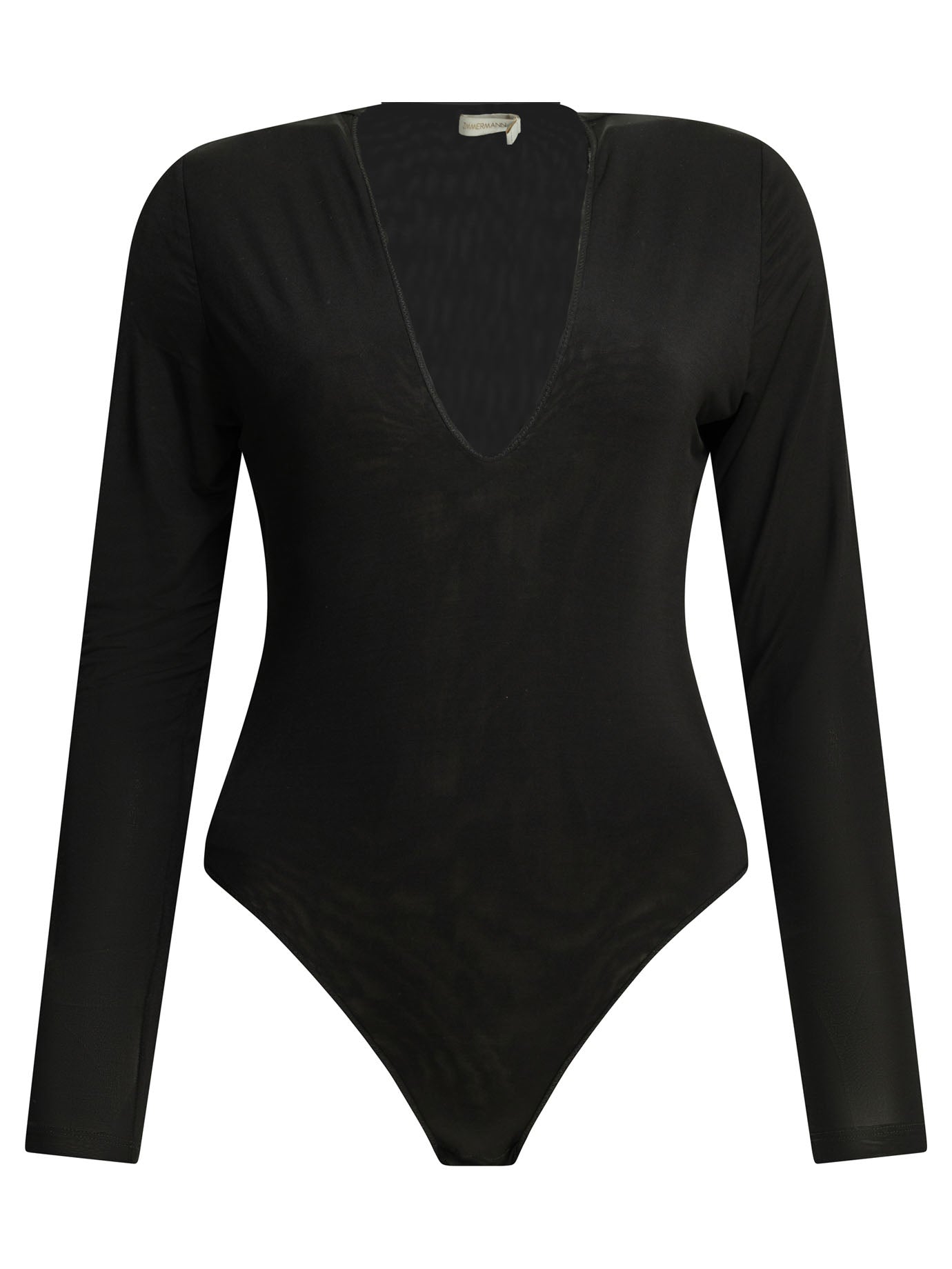 Zimmermann Long-sleeved bodysuit - Black