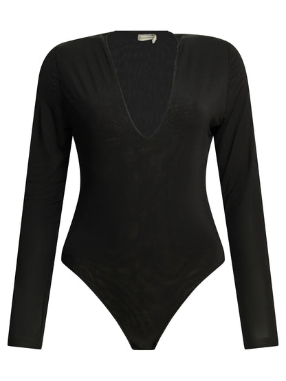 Zimmermann Long-sleeved bodysuit - Black