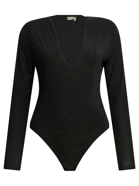 Zimmermann Long-sleeved bodysuit - Black