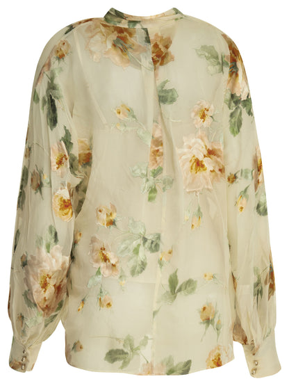 Zimmermann "Carousel" blouse - White