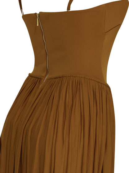 Zimmermann "Luna" Jumpsuit with corset - Yellow