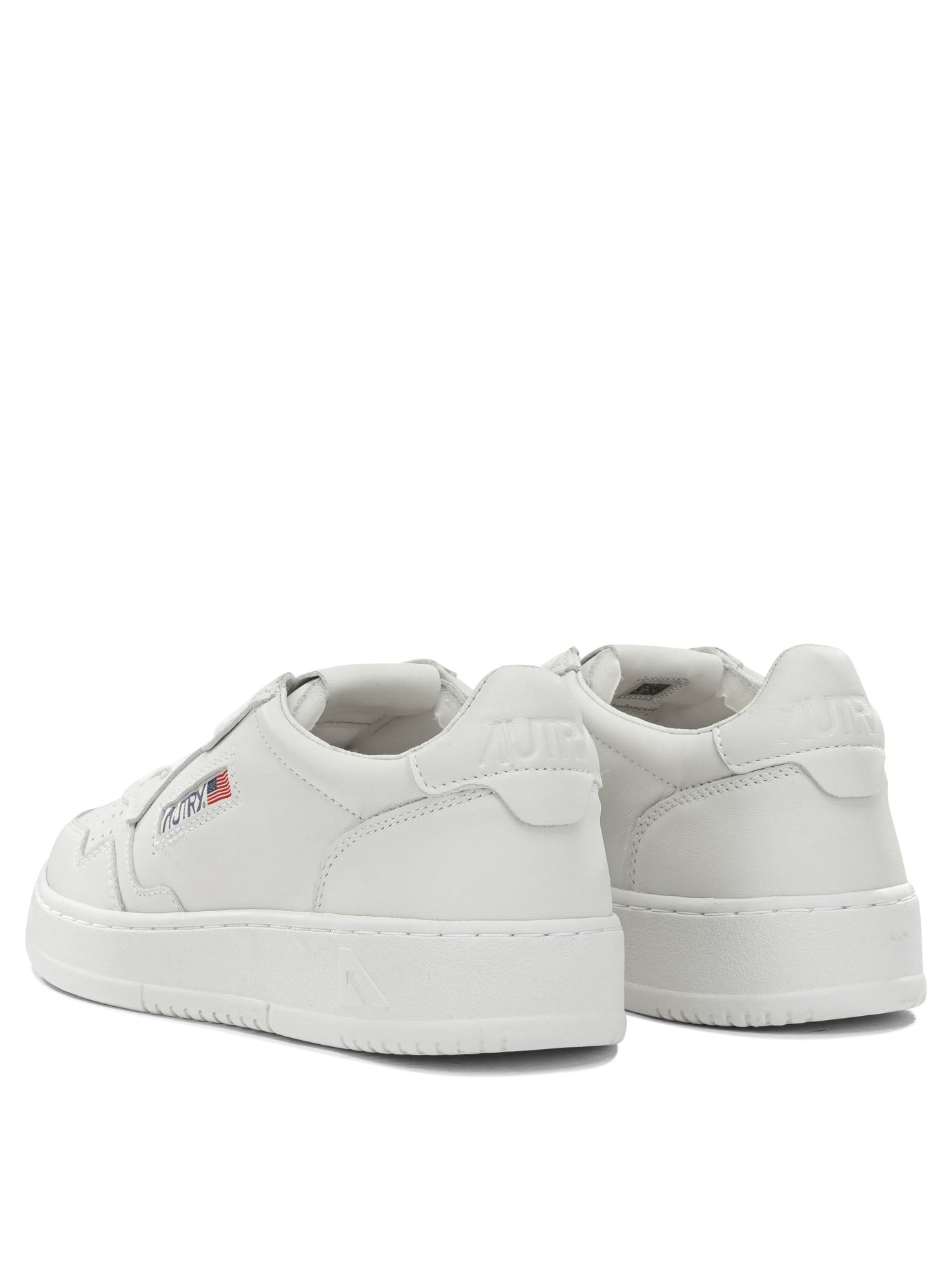 Autry "Medalist Low" Low-Top Sneakers - White