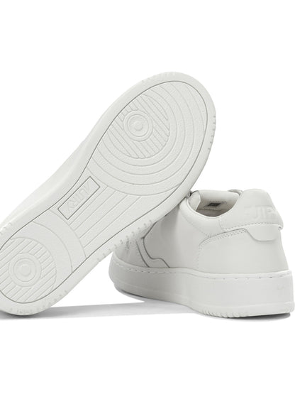 Autry "Medalist Low" Low-Top Sneakers - White