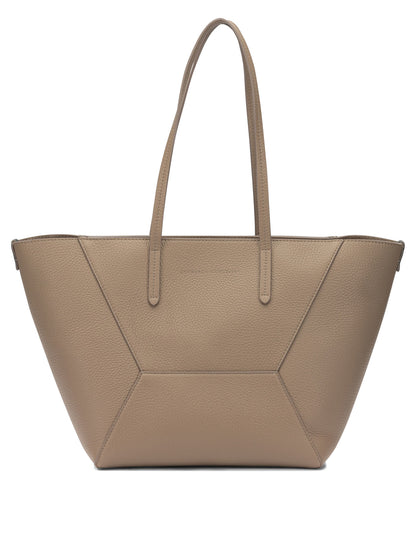 Brunello Cucinelli "BC Duo" large shoulder bag - Beige