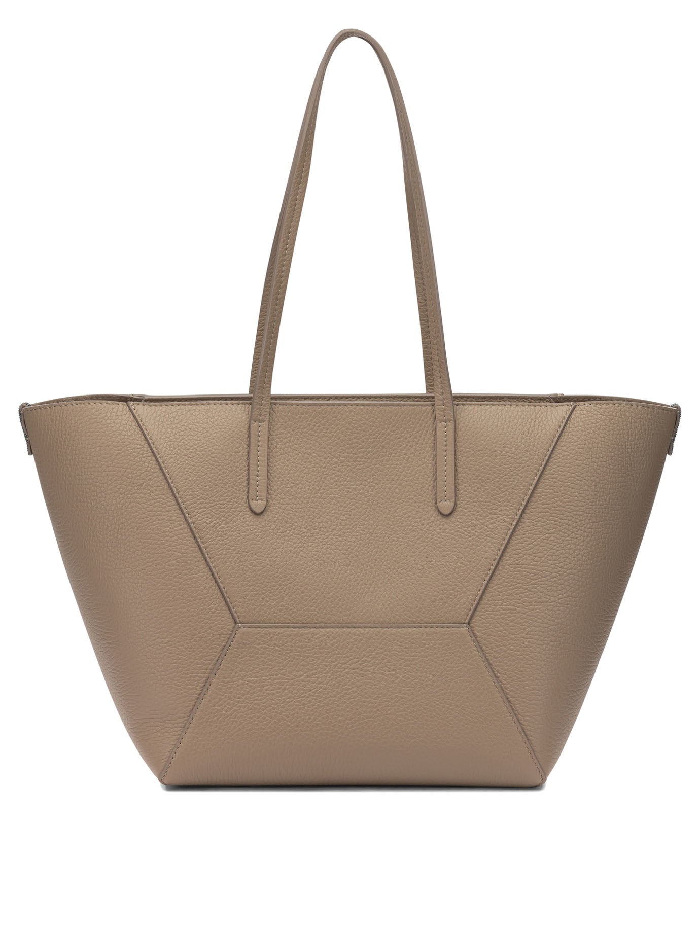 Brunello Cucinelli "BC Duo" large shoulder bag - Beige