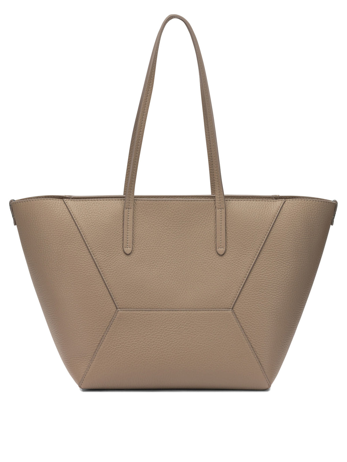 Brunello Cucinelli "BC Duo" large shoulder bag - Beige