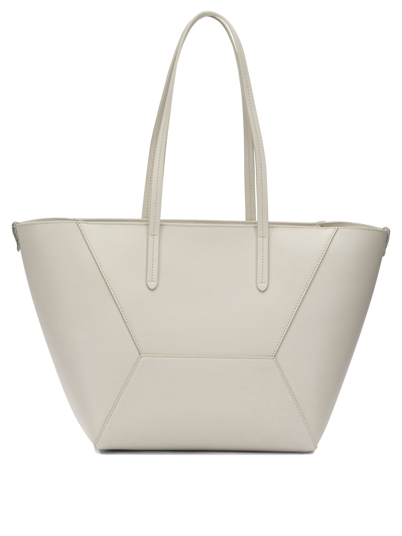 Brunello Cucinelli "BC Duo" large shoulder bag - White