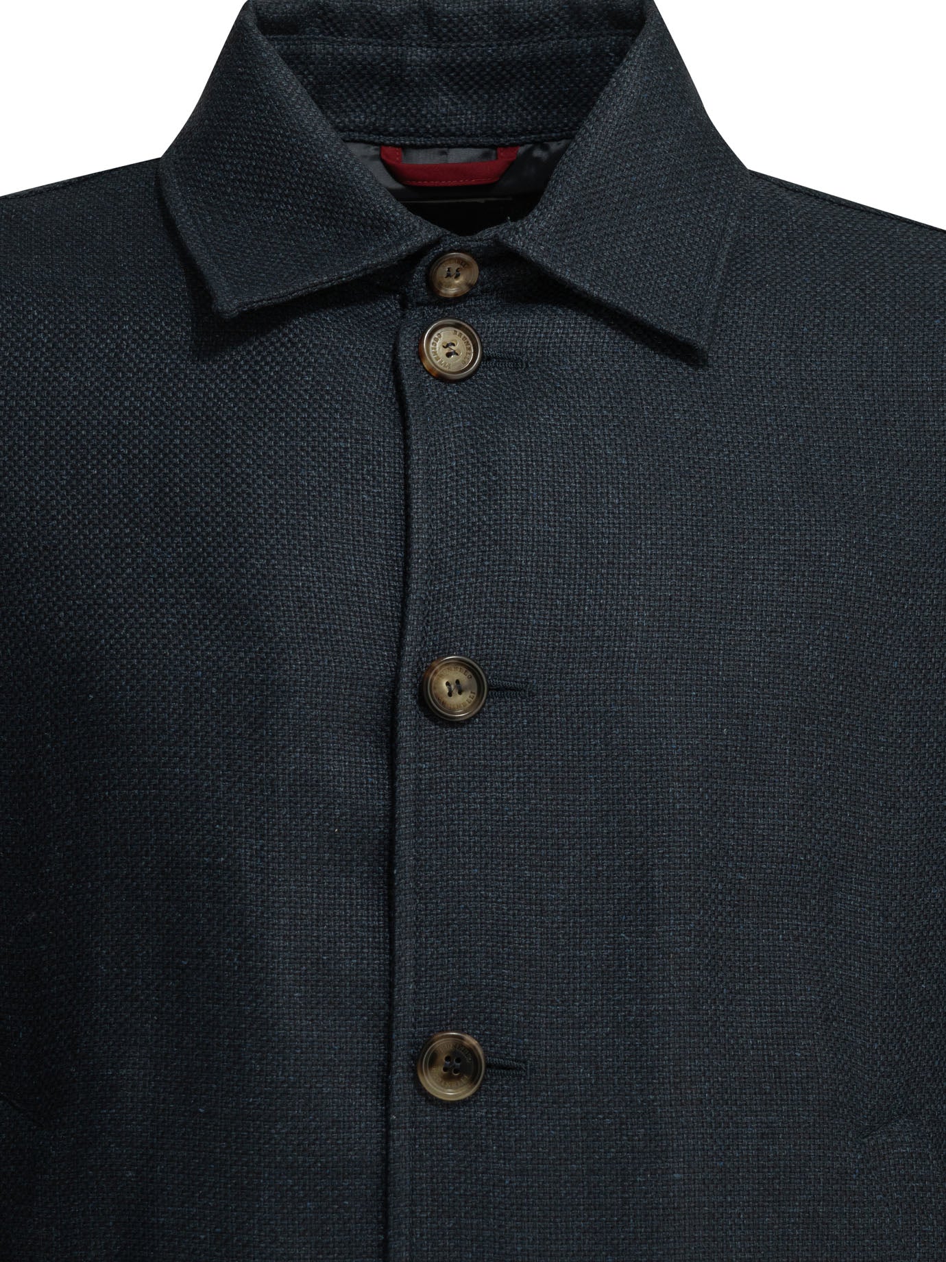 Brunello Cucinelli Lightweight jacket made of a silk-linen blend - Blue