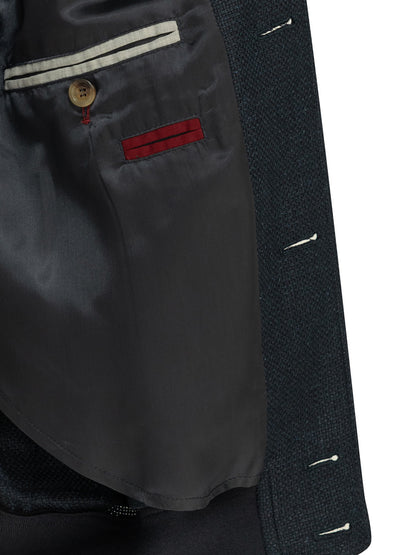 Brunello Cucinelli Lightweight jacket made of a silk-linen blend - Blue