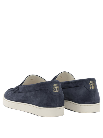 Brunello Cucinelli Suede loafers - Blue