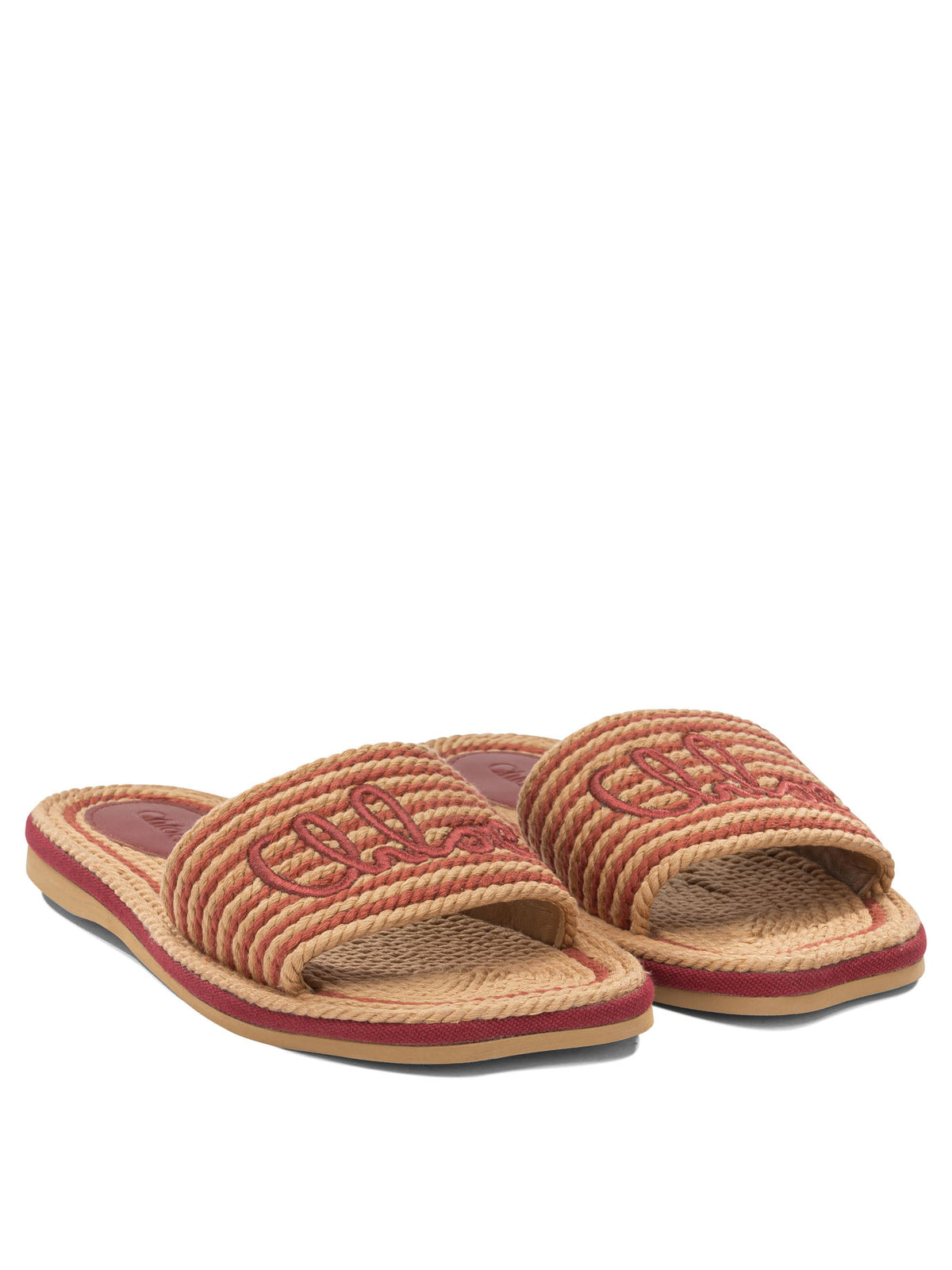 Chloé "Sand" Slide - Red