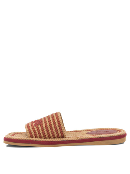 Chloé "Sand" Slide - Red