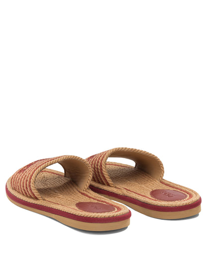 Chloé "Sand" Slide - Red