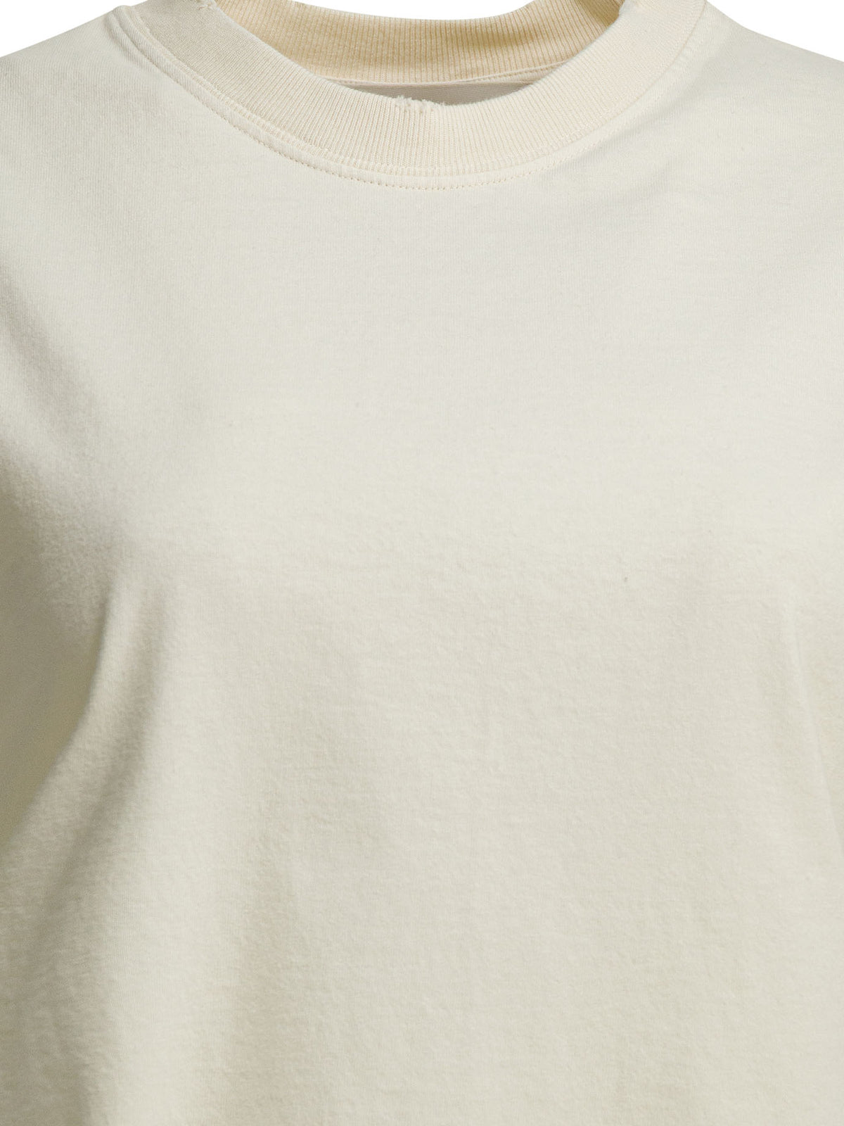 Golden Goose Crew neck T-shirt with reverse logo - White