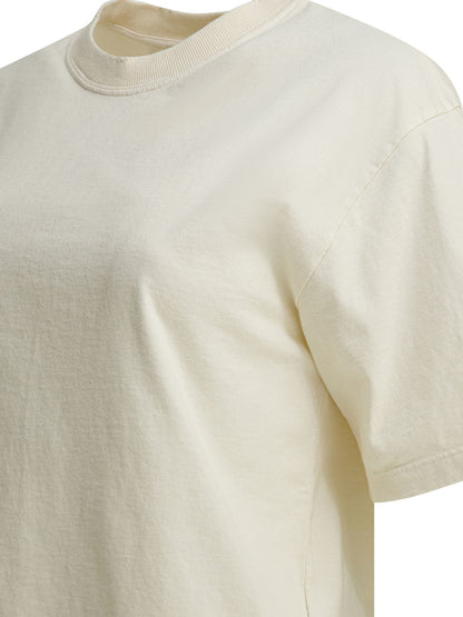 Golden Goose Crew neck T-shirt with reverse logo - White