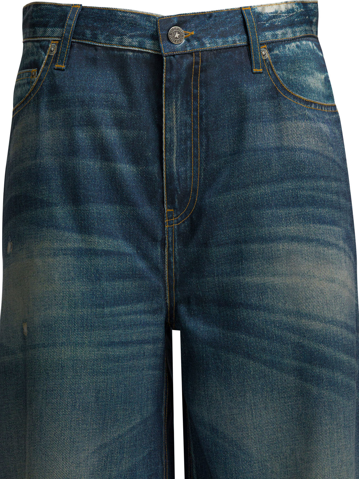 Golden Goose "Melody Boyfriend" wide-leg jeans - Blue