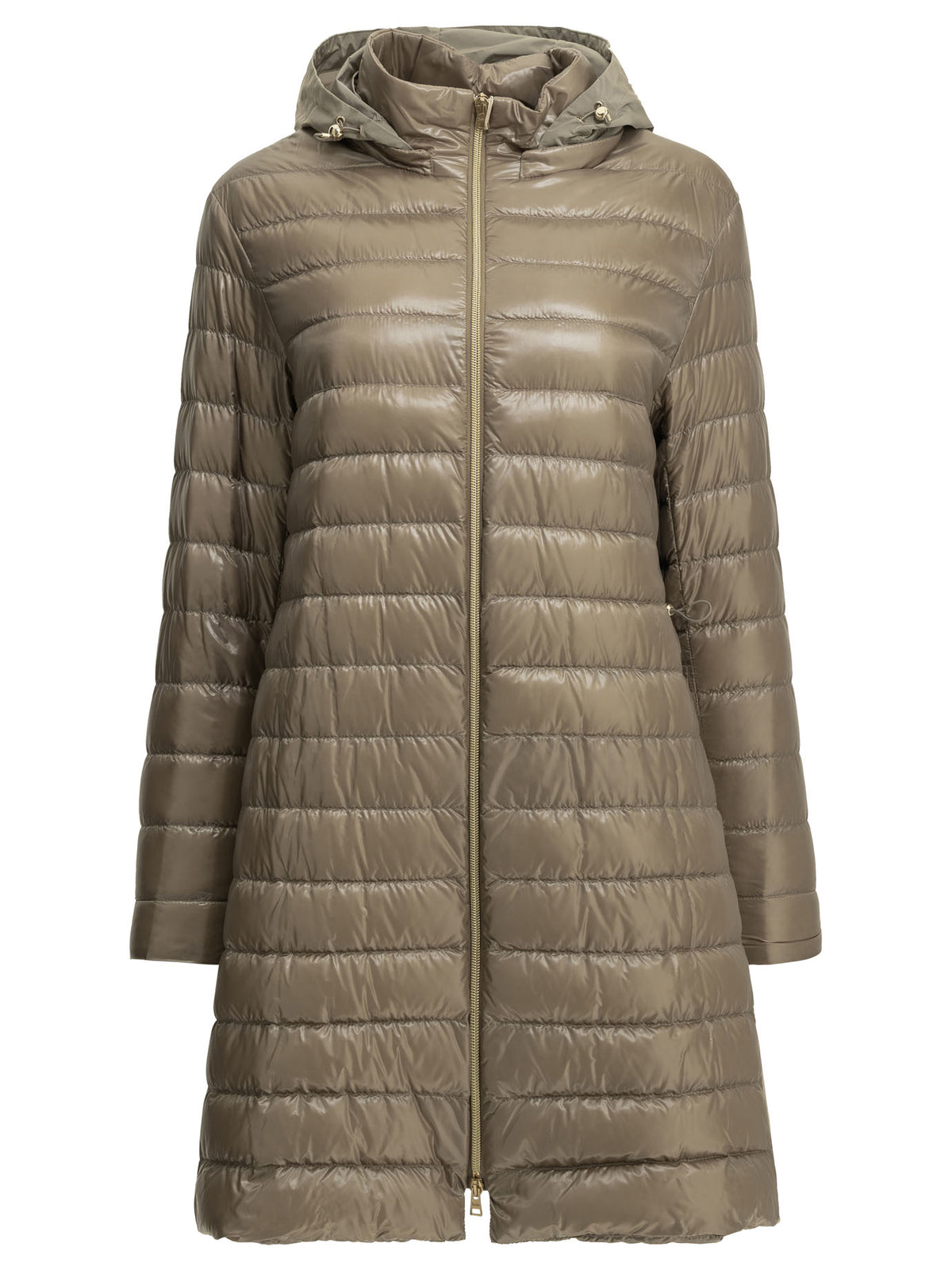 Herno Long down jacket made of ultra-light nylon - Beige