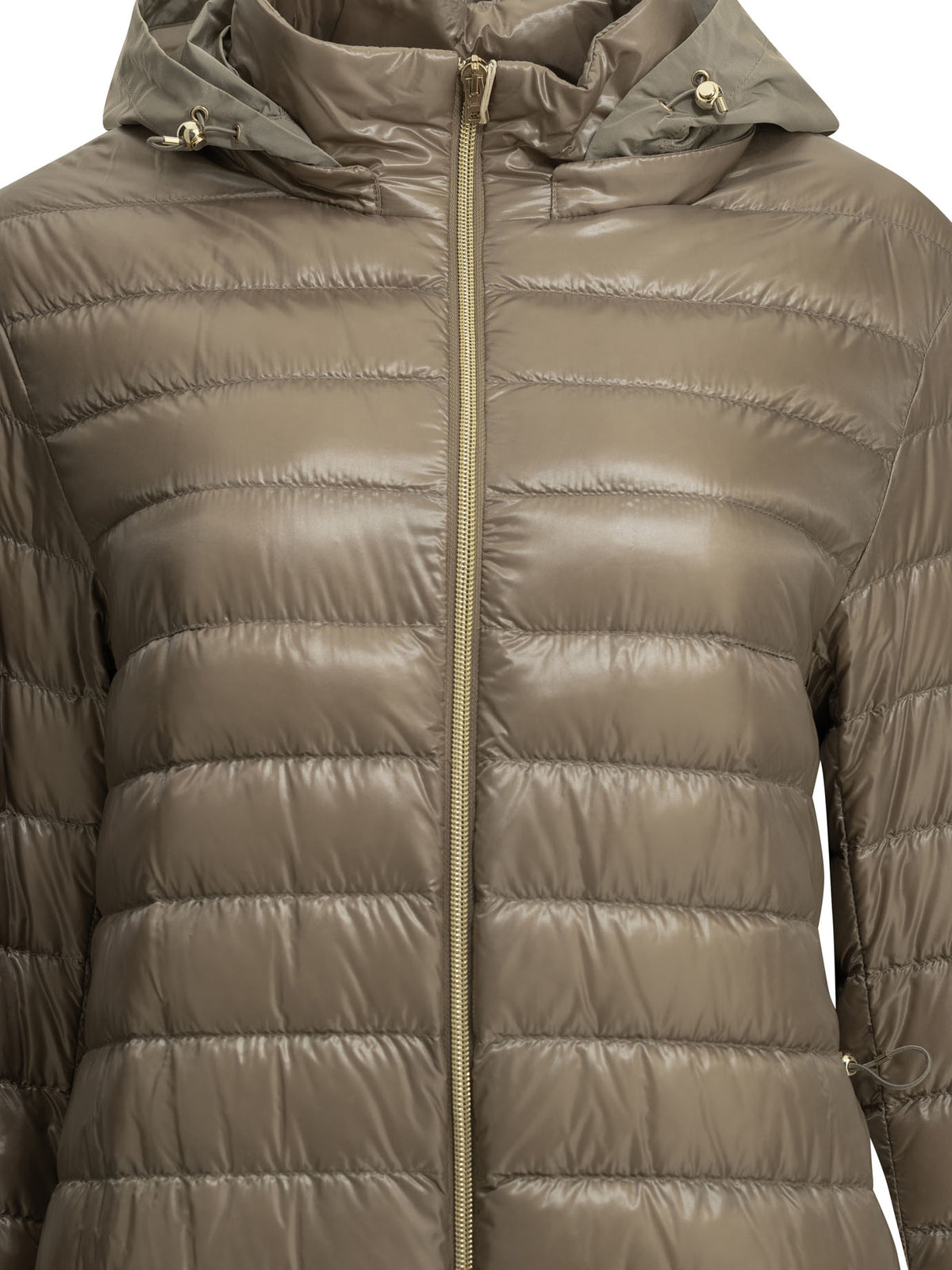 Herno Long down jacket made of ultra-light nylon - Beige