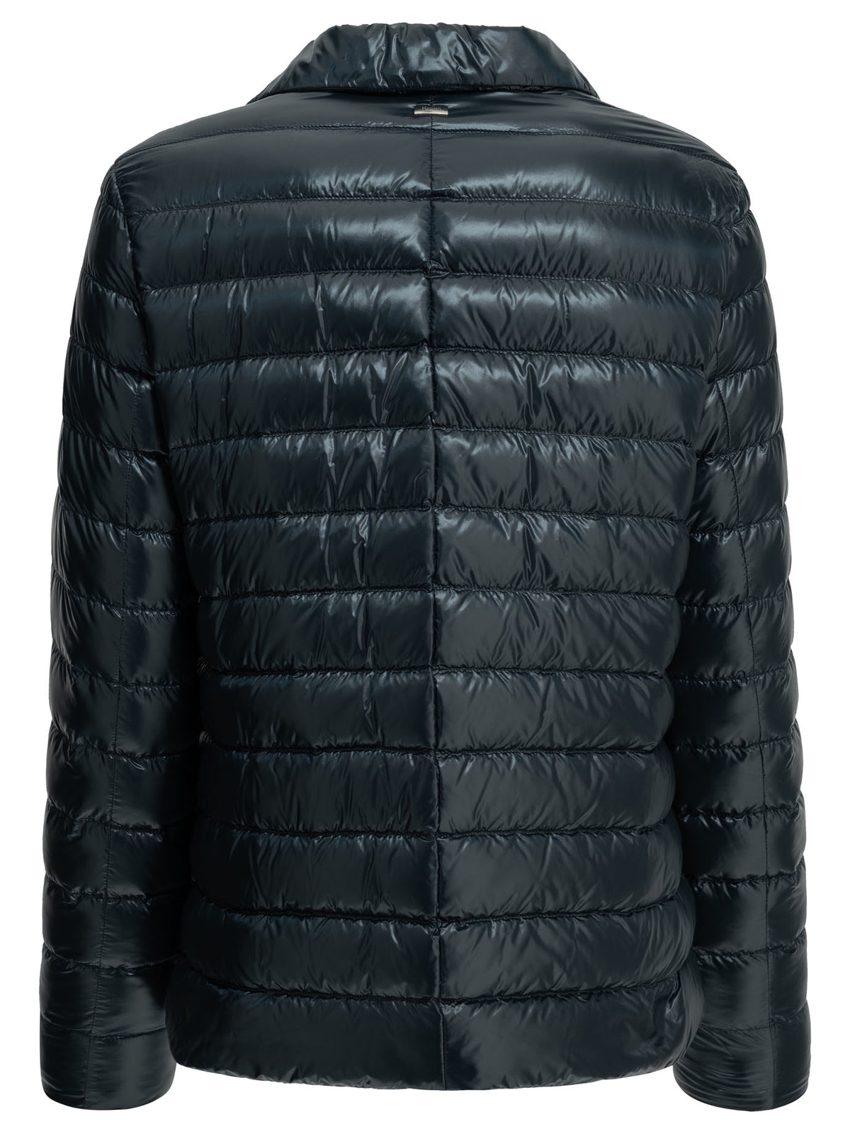 Herno Ultra-light nylon short down jacket - Blue