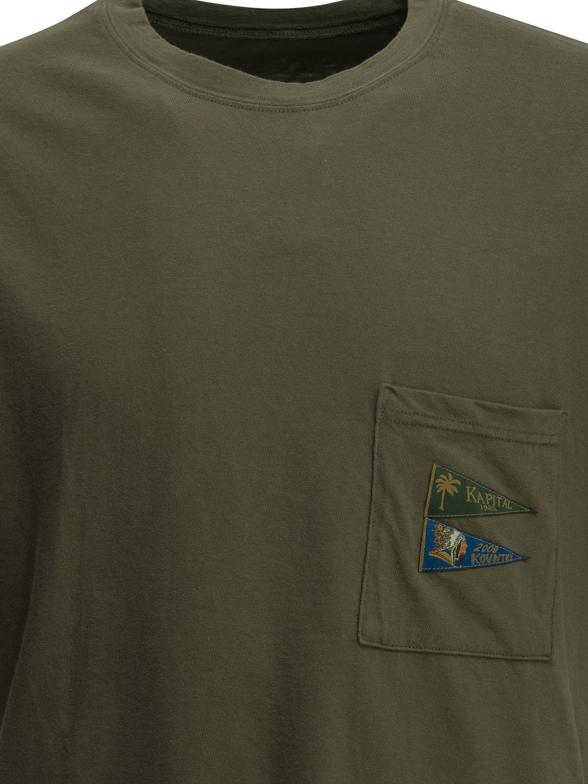 Kapital "Pennant" Crew-Neck T-Shirt - Green