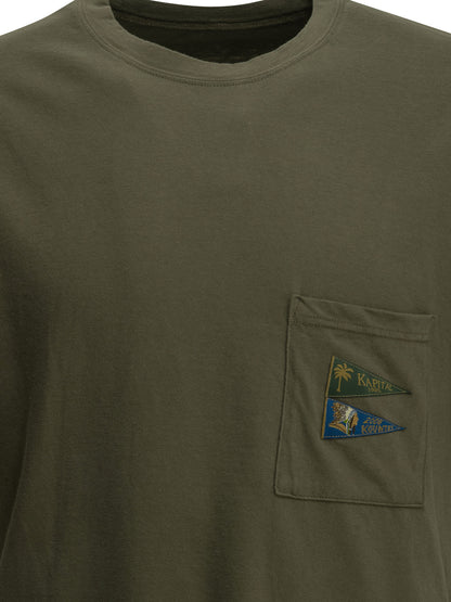 Kapital "Pennant" Crew-Neck T-Shirt - Green