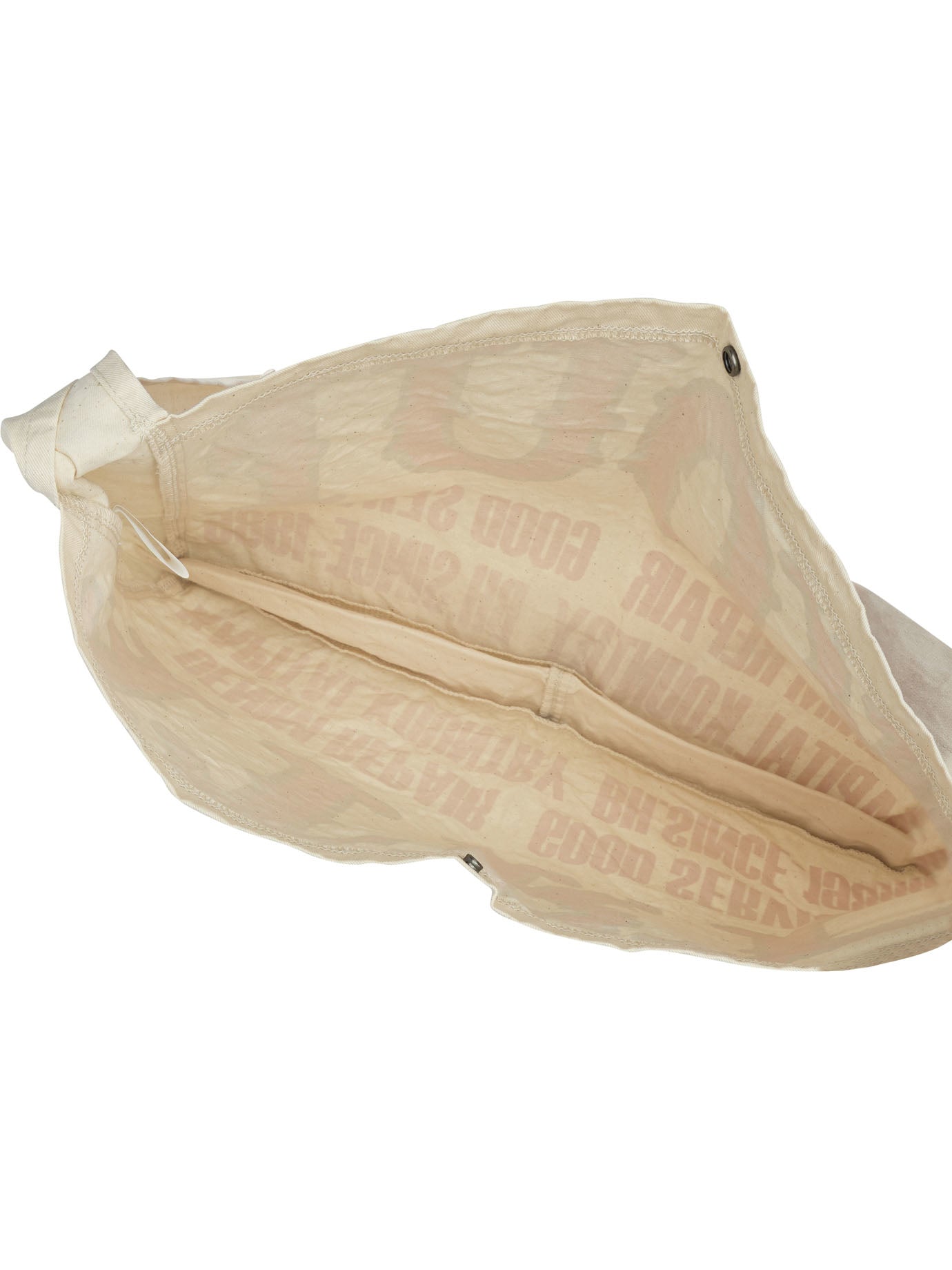 Kapital "Kountry Factory Book Bag" Medium Shoulder Bag - Beige