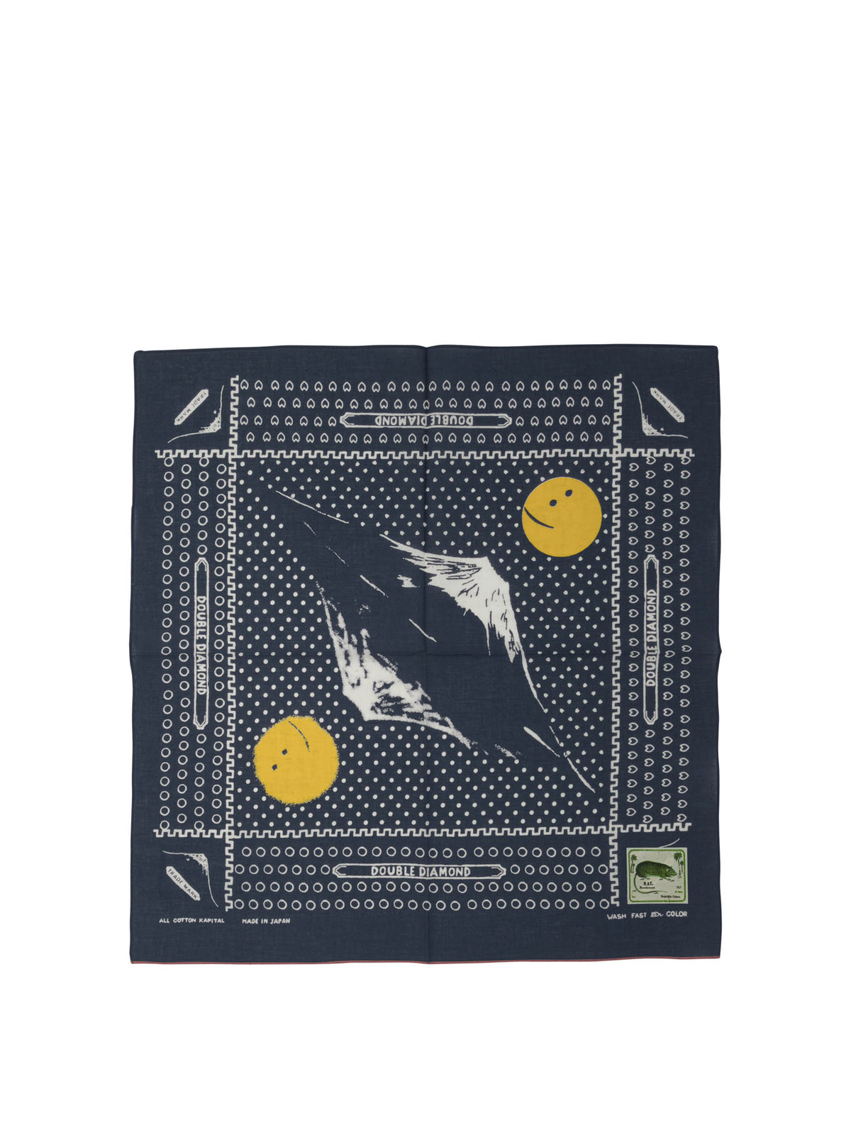 Kapital "Fastcolor Selvedge" Bandana - Blue
