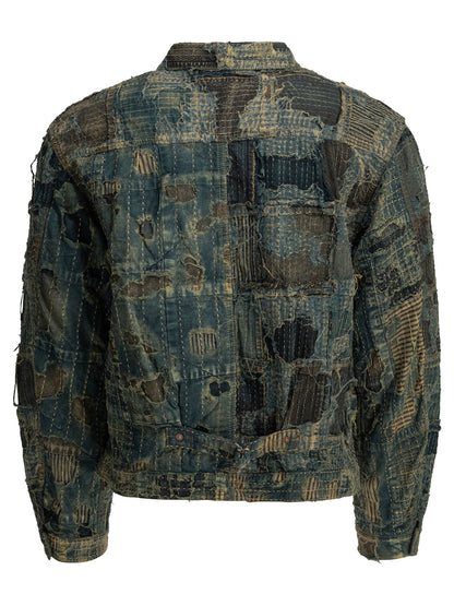 Kapital "Boro Spring" denim jacket - Blue