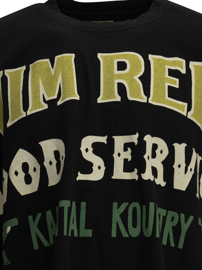 Kapital "Jersey Huge" Crew-Neck T-Shirt - Black