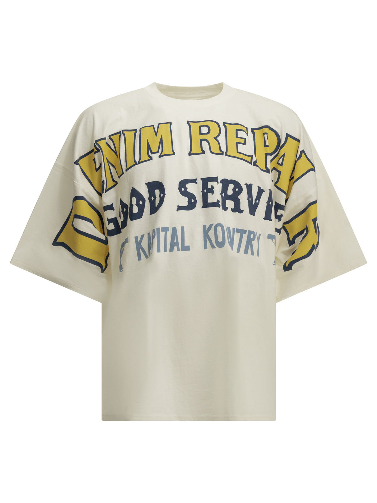 Kapital "Jersey Huge" Crew-Neck T-Shirt - White
