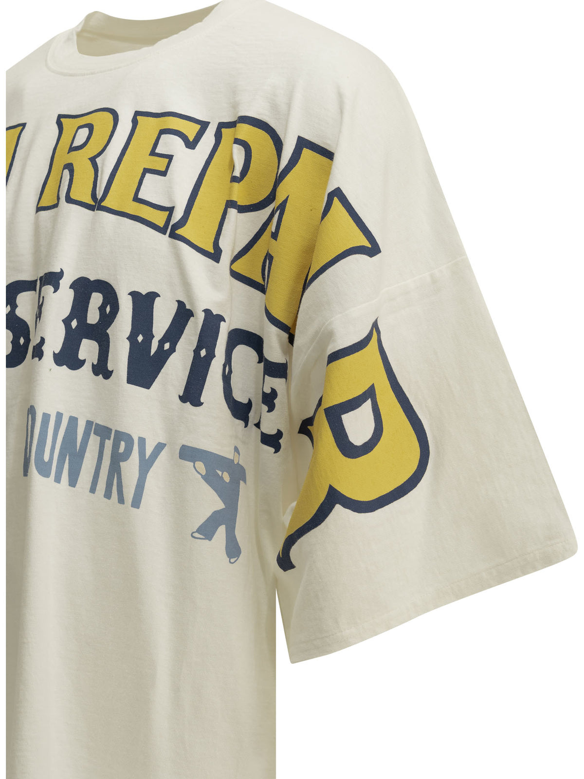 Kapital "Jersey Huge" Crew-Neck T-Shirt - White