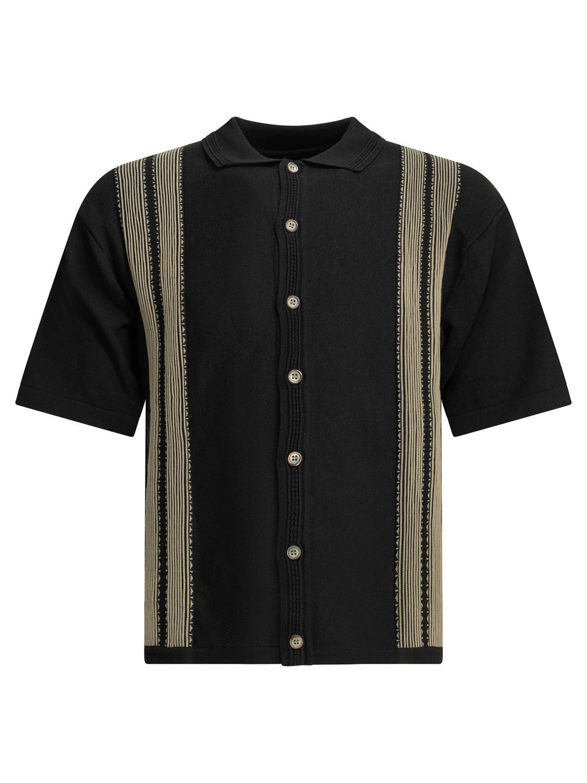 Kapital "Tennessee Aloha" Polo Shirt - Black