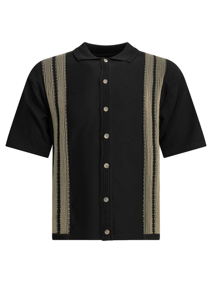 Kapital "Tennessee Aloha" Polo Shirt - Black