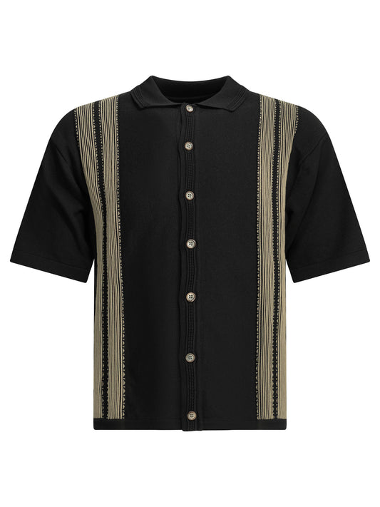 Kapital "Tennessee Aloha" Polo Shirt - Black