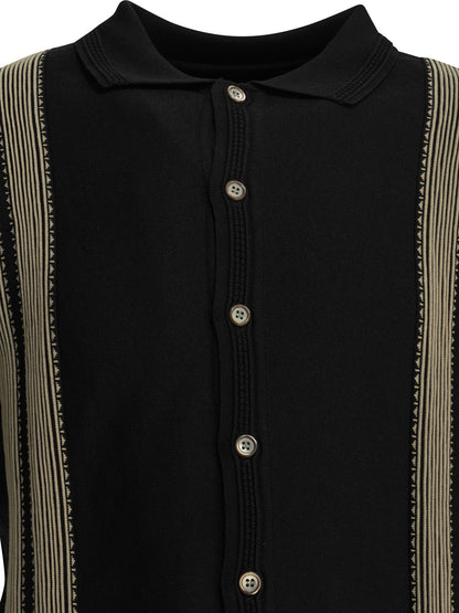 Kapital "Tennessee Aloha" Polo Shirt - Black